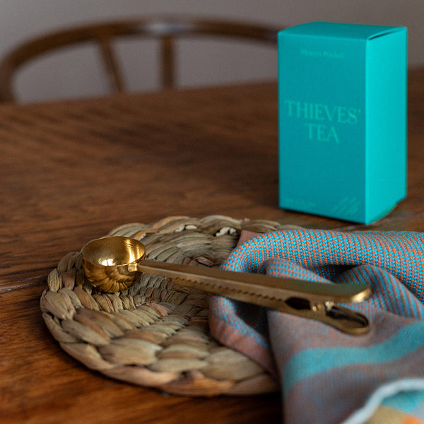 Tea Scoop - Gold